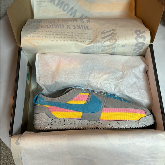 Nike Cortez SP men’s size 12 Lt smile grey/Blue Fury - Picture 2 of 8